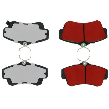 Centric PQ PRO Disc Brake Pads with Hardware, PQ Pro 500.08411 500.08411